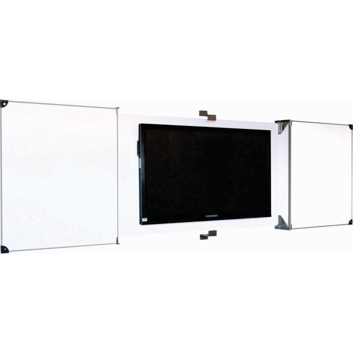 Tableau blanc mural volets rabattables