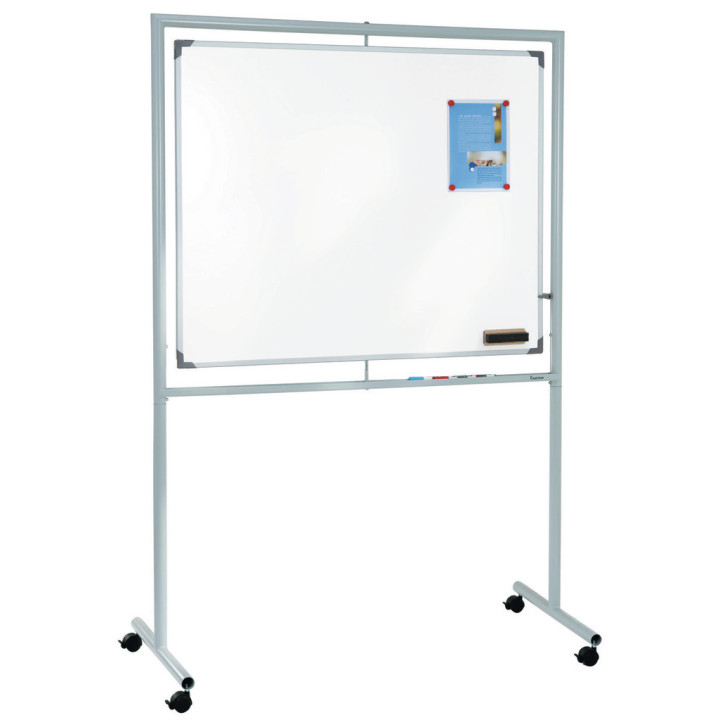 Tableau scolaire pivotant coins carrés
