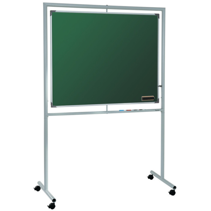 Tableau scolaire pivotant coins carrés