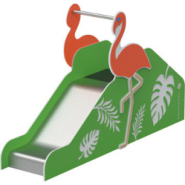 Toboggan aire de jeux Flamingo