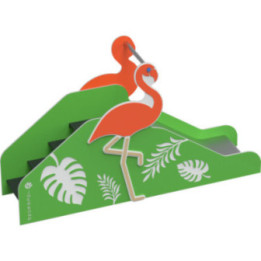 Toboggan aire de jeux Flamingo