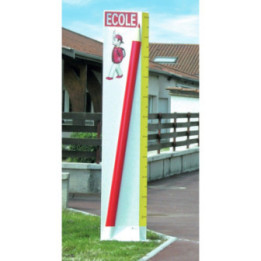 Totem règle double face