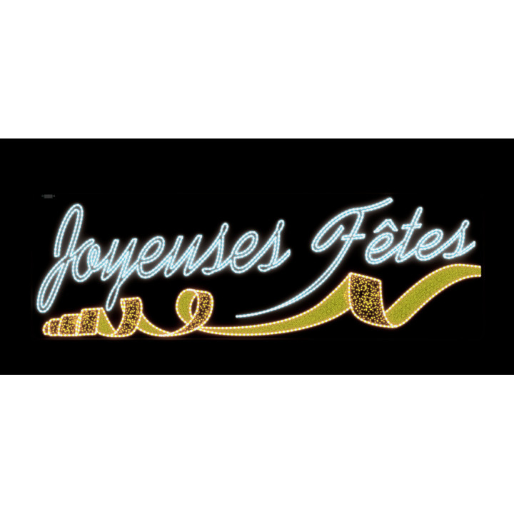 Joyeuses fêtes Serpentin