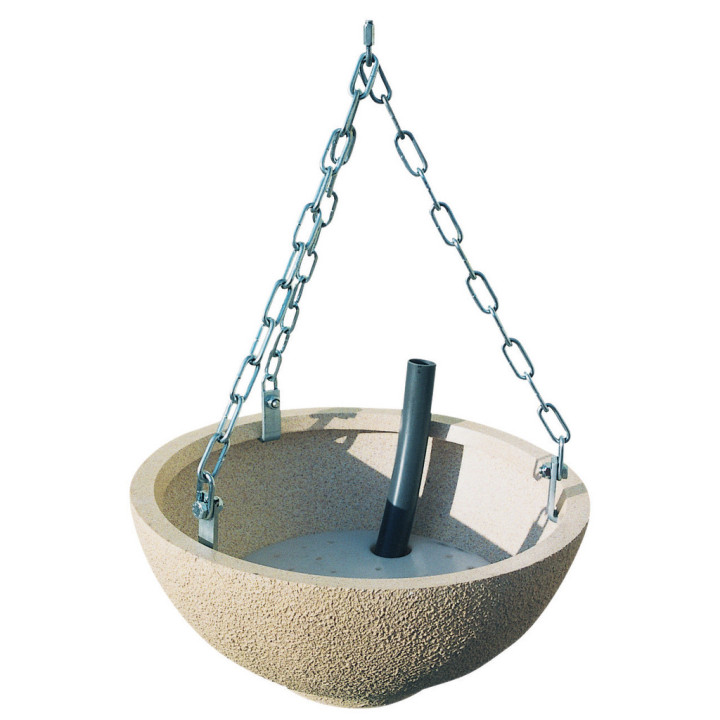 Vasque polyéthylène à chaînettes