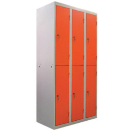 Vestiaire monobloc 2 niveaux