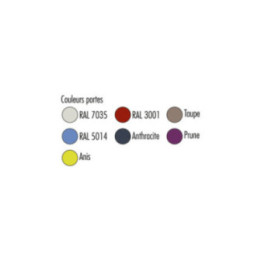 Vestiaire monobloc industrie propre et salissante