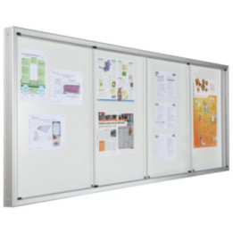 Vitrine affichage intérieur multiporte
