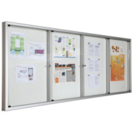 Vitrine affichage intérieur multiporte