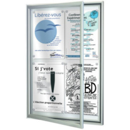 Vitrine d'extérieur Tradition 1 porte