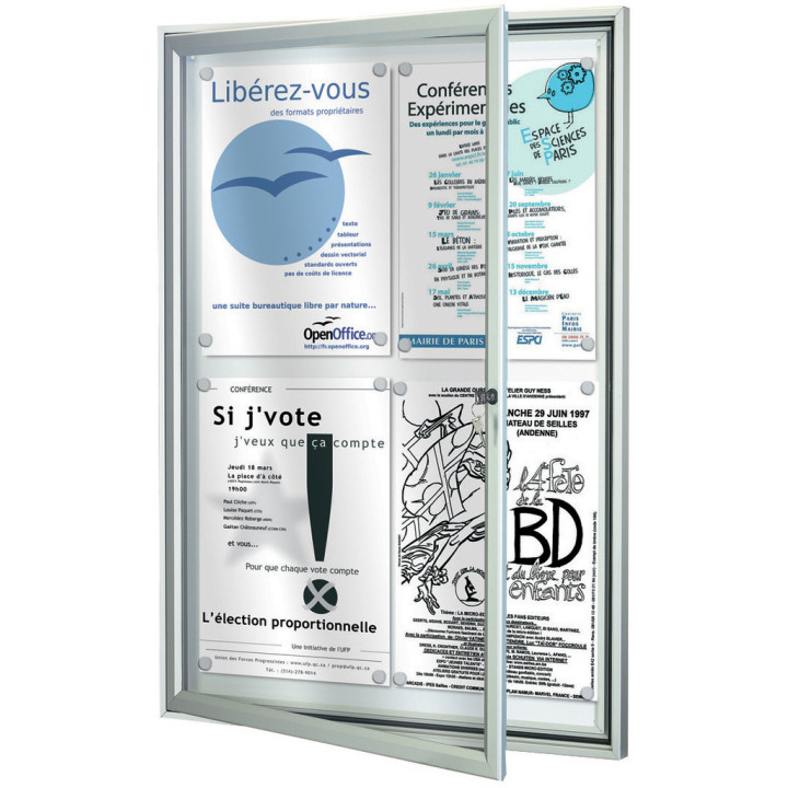 Vitrine d'extérieur Tradition 1 porte