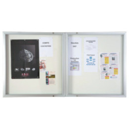 Vitrine extérieure 2 portes Classique 45