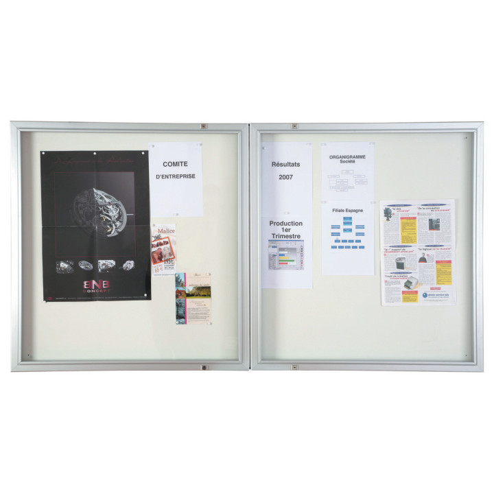 Vitrine extérieure 2 portes Classique 45