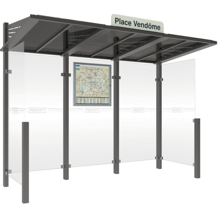Éclairage pour abri bus Conviviale®