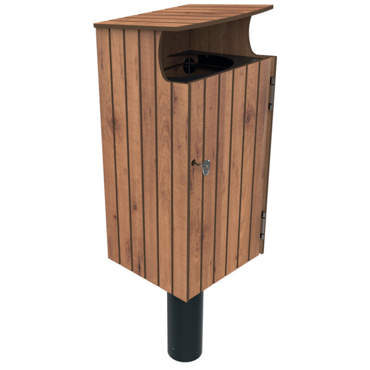 Corbeille espace public Rectangle