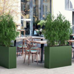 Jardinière espace public Milano
