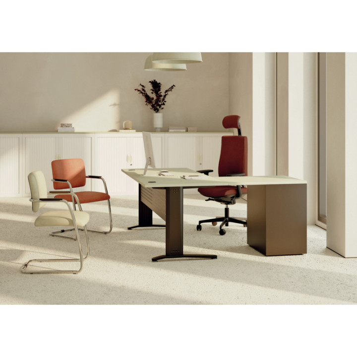 Bureau gamme Star avec pieds métal