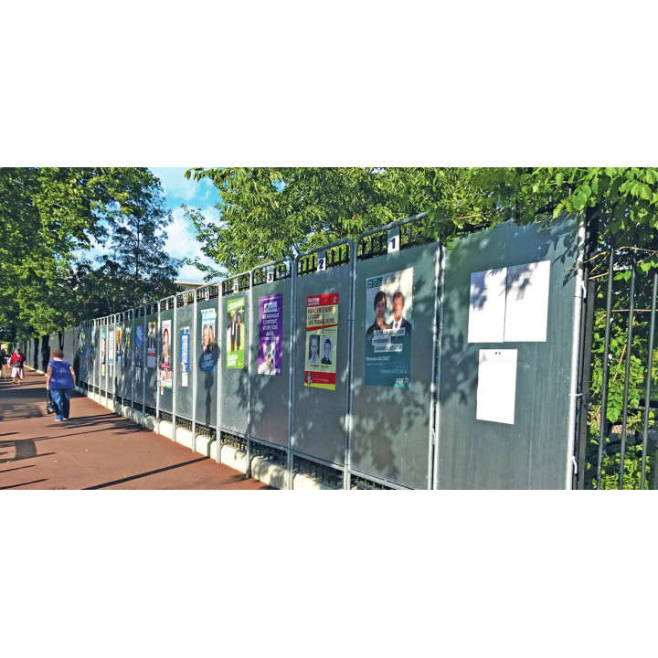 Fourreau pour panneau électoral