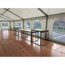 Lot de 2 buffets pliants pour festivité