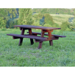 Table pique-nique plastique recyclé Éco