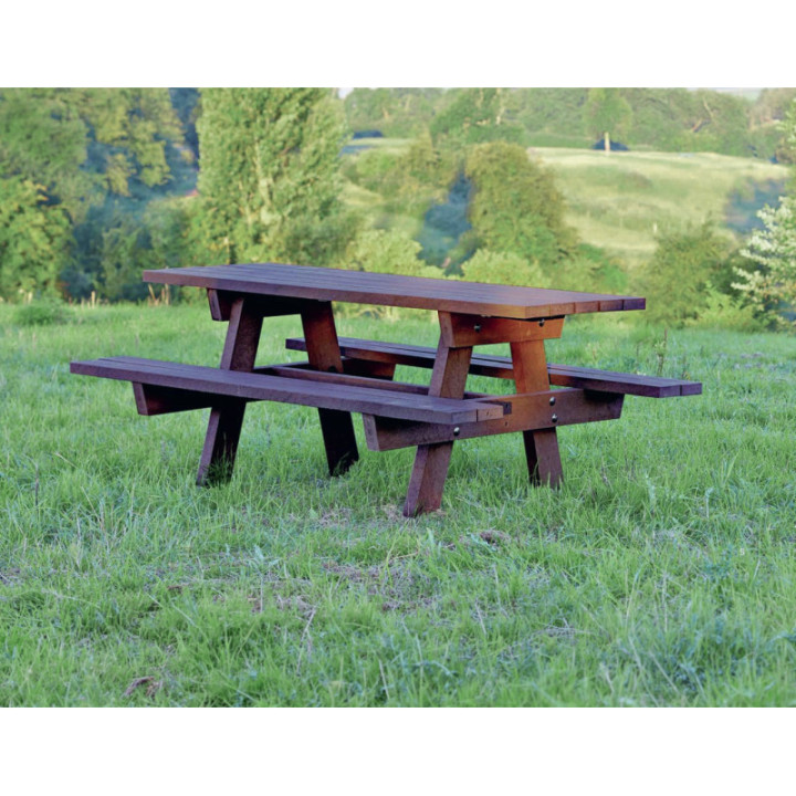 Table pique-nique plastique recyclé Éco