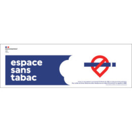Voile plume signalétique sans tabac