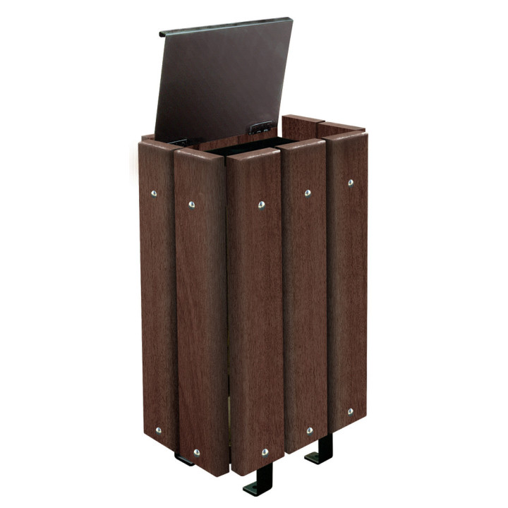 Corbeille bois exotique Léa