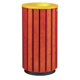 Corbeille de propreté bois Zéno Access