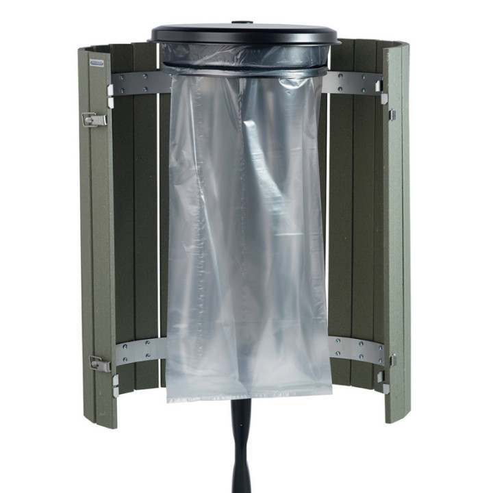 Corbeille plastique recyclé Etik