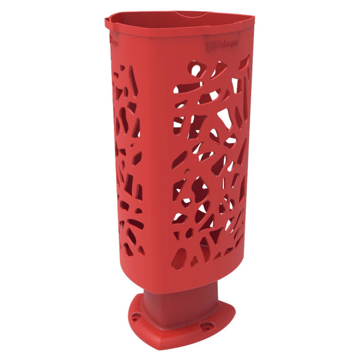Corbeille urbaine en plastique Scuderia