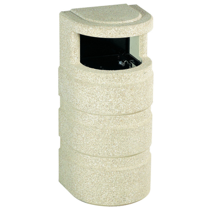 Poubelle béton Pèle-Mêle