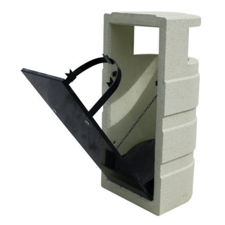 Poubelle béton Pèle-Mêle