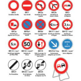 Panneau de chantier - Interdiction