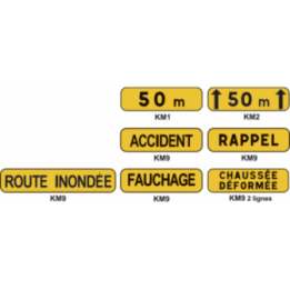 Panonceau temporaire Mistral