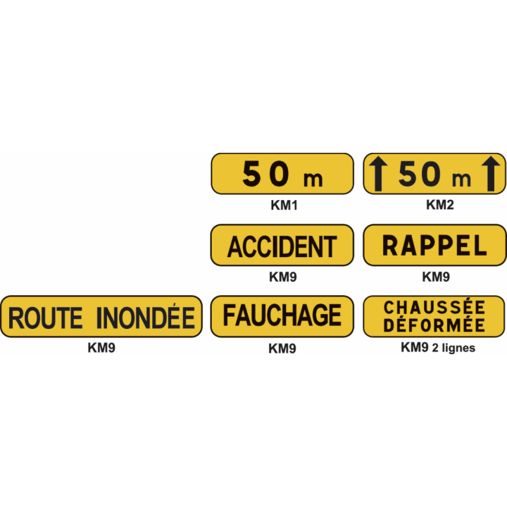 Panonceau temporaire Mistral