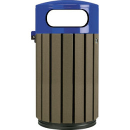 Corbeille plastique recyclé Zéno Etik
