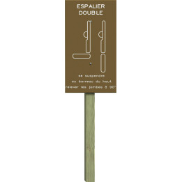 Espalier double - Parcours sportif