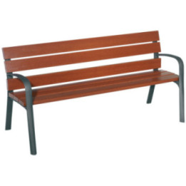 Banc 180 cm bois exotique
