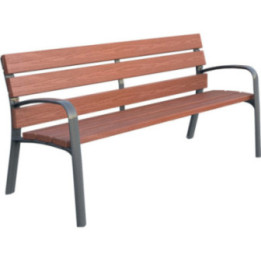 Banc 180 cm bois technique