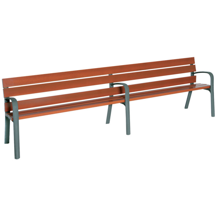 Banc 300 cm bois exotique