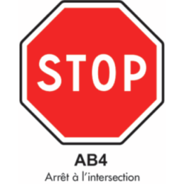 Panneau Stop