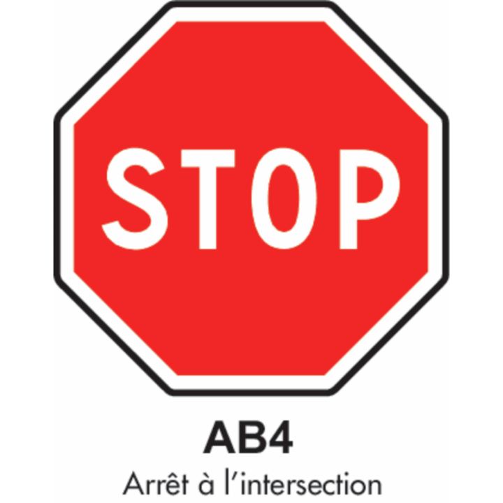 Panneau Stop