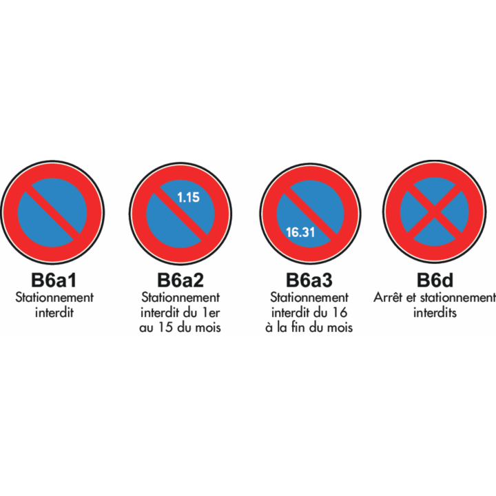 Panneau de stationnement