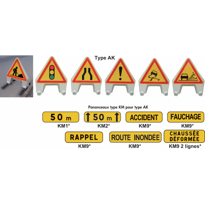 Panonceau temporaire Mistral