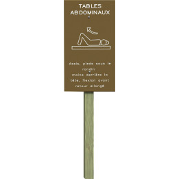 Tables abdominaux - Parcours sportif