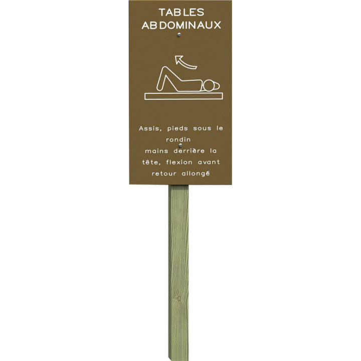 Tables abdominaux - Parcours sportif