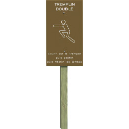 Tremplin double - Parcours sportif