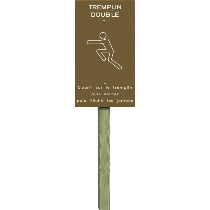 Tremplin double - Parcours sportif