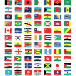 Drapeau Pays du Monde
