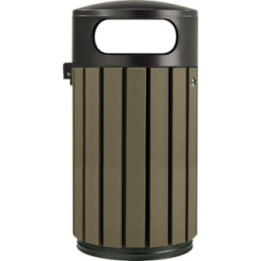 Corbeille plastique recyclé Zéno Etik