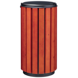Corbeille urbaine avec couvercle Zéno Protect